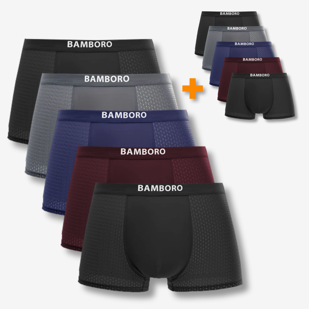 Bamboo boxers multipack | Alle kleuren